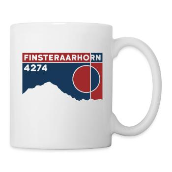 Finsteraarhorn Oberland bernois Souvenir Randonnée - Mug blanc - blanc - Droite