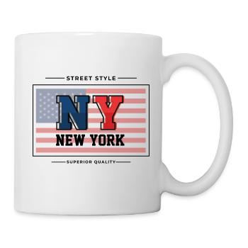 New York - Mug blanc - blanc - Droite
