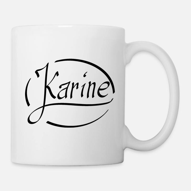 Karine - Mug blanc - blanc