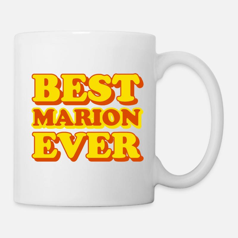 Lustiges Geschenk mit Vornamen Marion - Tasse - Weiß