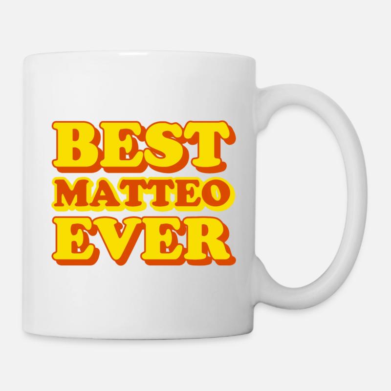 Lustiges Geschenk mit Vornamen Matteo - Tasse - Weiß