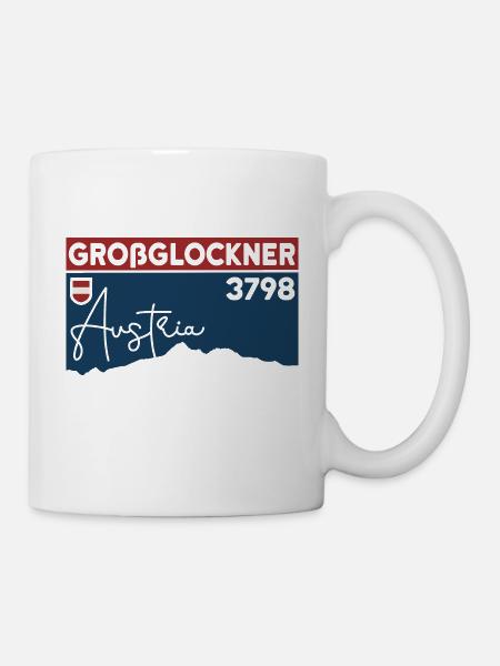 Großglockner Hohe Tauern Skitour Wandern Berglauf - Tasse - Weiß