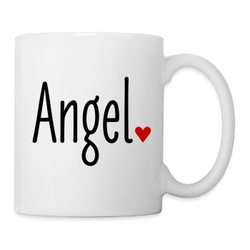 Valentine's Day Anniversary Relationship Pet Name Angel - Mug - white - Right
