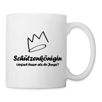 Schützenkönigin - Tasse - Weiß - Rechts