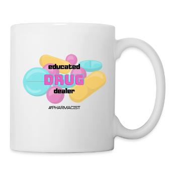 PHARMACIEN Pharmacien Pharmacien instruit - Mug blanc - blanc - Droite