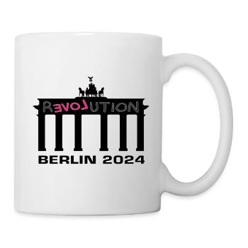 Berlin Love Revolution 2024 Graffiti - Tasse - Weiß - Rechts