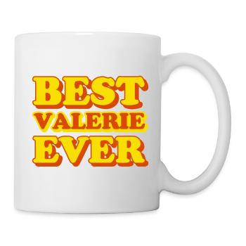 Valérie Prénom Drôle Cadeau - Mug blanc - blanc - Droite