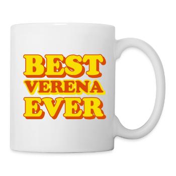 Verena Vorname Lustiges Geschenk - Tasse - Weiß - Rechts