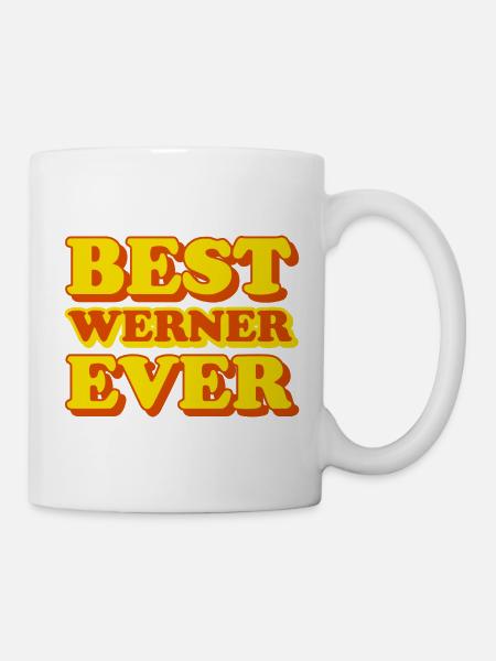 Lustiges Geschenk mit Vornamen Werner - Tasse - Weiß