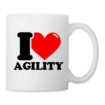 I Love Flexibility - Fitness Weightlifting lus - Mug - white - Right