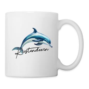 Küstendeern Delphin - Tasse - Weiß - Rechts