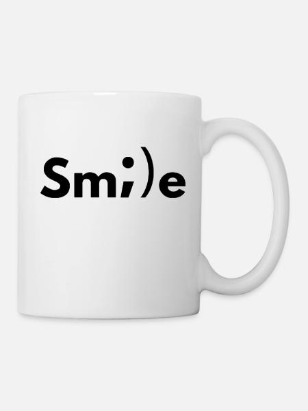 Smile - Mug - white
