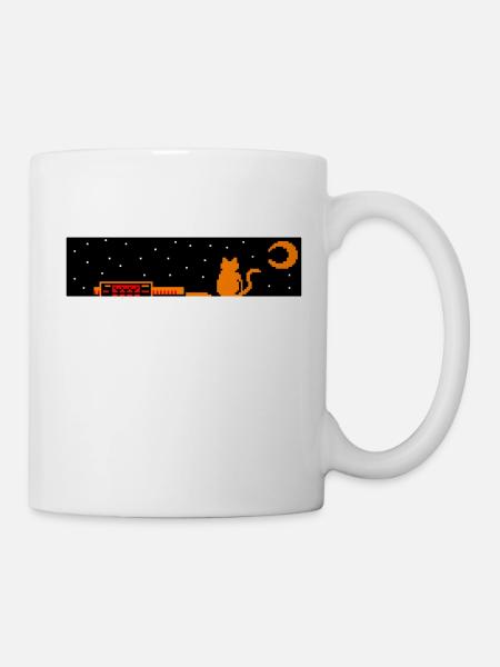 Japan trainstation cat - Mug - white
