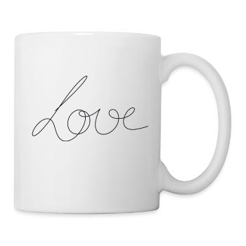 Amour - Mug blanc - blanc - Droite