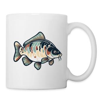 Carp, Fishing, Fish - Mug - white - Right