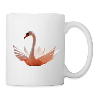 Swan Origami - Mug - white - Right