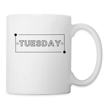 Thuesday is a good Day - Mug - white - Right