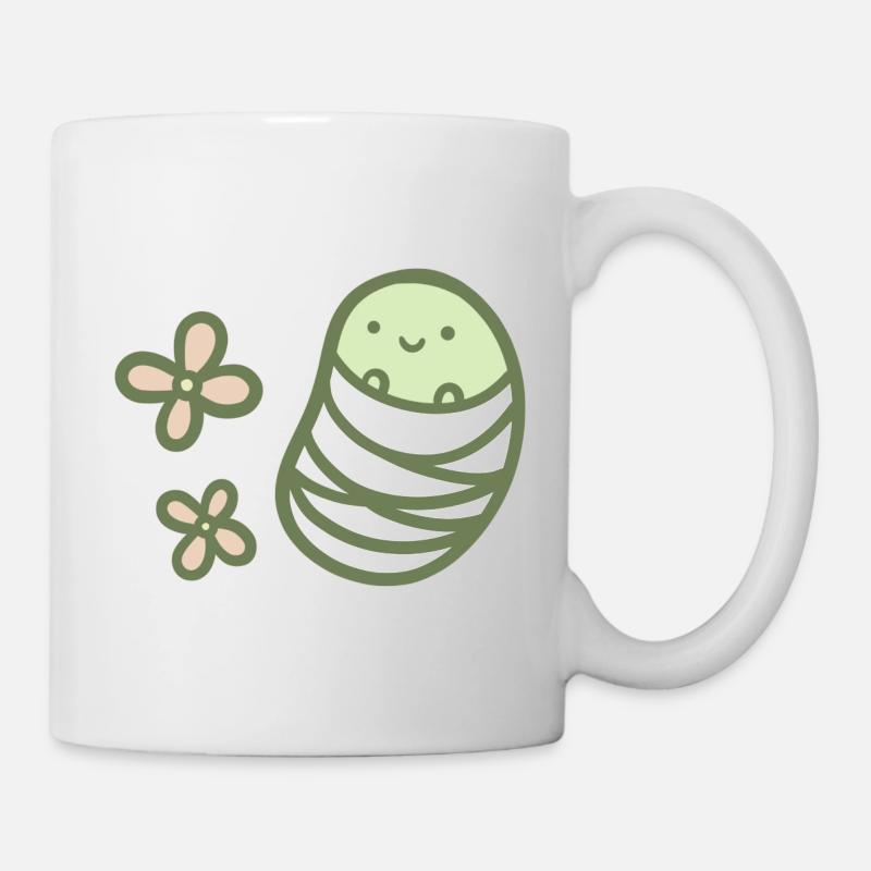 Süße Bohne - Frühling - Tasse - Weiß