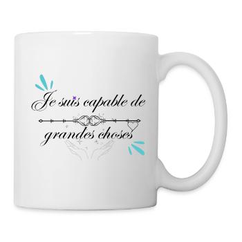 Positive Affirmation - Tasse - Weiß - Rechts