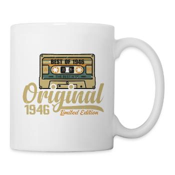 Original 1946 Jahrgang - 1946 Geburtstagsgeschenk - Tasse - Weiß - Rechts