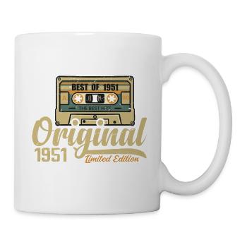 Original 1951 Vintage - 1951 Birthday Gift - Mug - white - Right