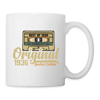 Original 1936 Vintage - Cadeau D’anniversaire 1936 - Mug blanc - blanc - Droite