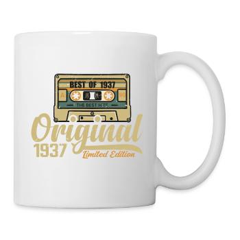 Original 1937 Vintage - Cadeau D’anniversaire 1937 - Mug blanc - blanc - Droite