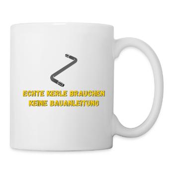 Les vrais gars n’ont pas besoin d’instructions de montage - Mug blanc - blanc - Droite