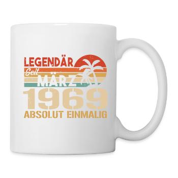 Legendary since March 1969 - absolutely unique - Mug - white - Right