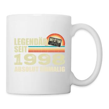 Legendary since 1998 - absolutely unique - Mug - white - Right