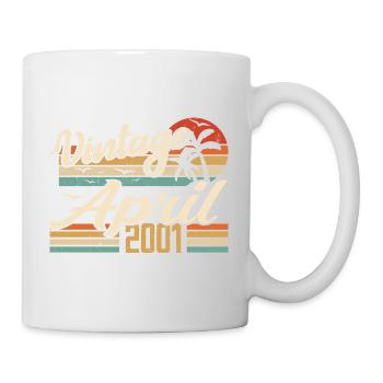 Avril 2001 Anniversaire Idée Cadeau Vintage 2001 - Mug blanc - blanc - Droite