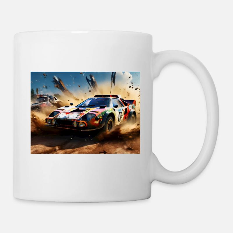 Rally Raid #3 - Mug - white