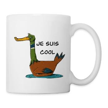 Je suis cool - Mug blanc - blanc - Droite