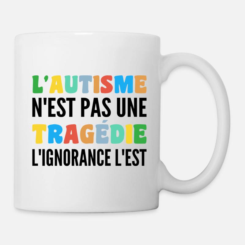 L'autisme N'est Pas Une Tragédie - Mug blanc - blanc