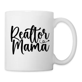 Immobilienmaklerin Mama - Tasse - Weiß - Rechts