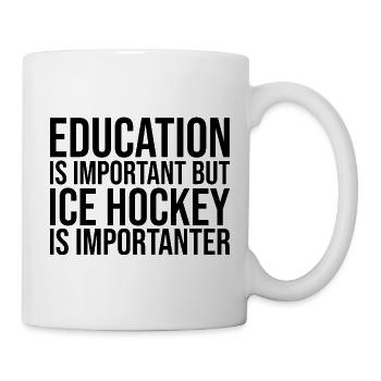 Eishockey Eishockey - Tasse - Weiß - Rechts