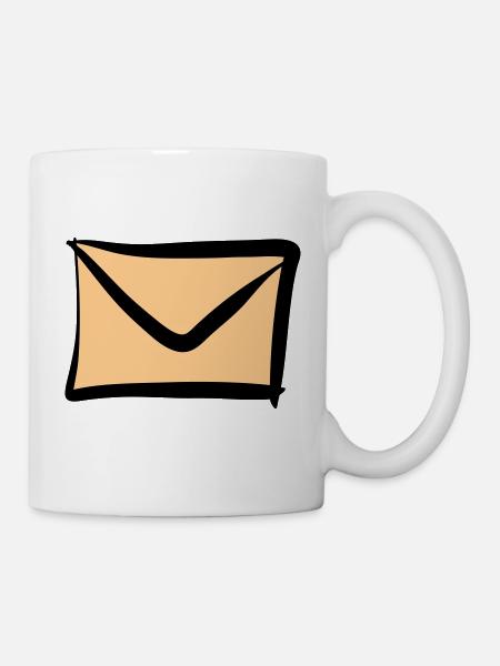 Letter / Envelope icon. Post / E-Mail. - Mug - white