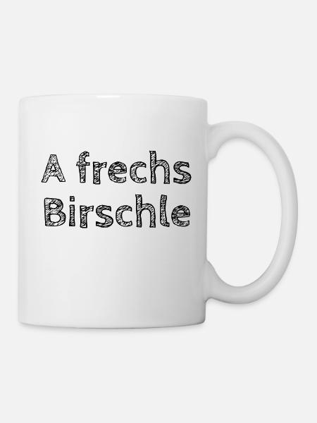 A cheeky Birschle - Mug - white