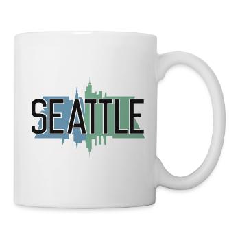 Seattle Washington - Tasse - Weiß - Rechts