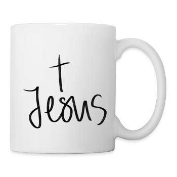 Croix de Jésus - Mug blanc - blanc - Droite