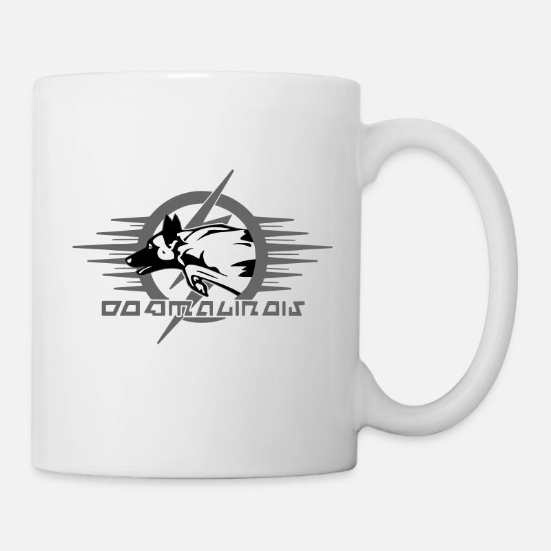 dog malinois - Mug blanc - blanc