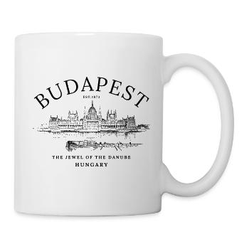 Budapest Hungary Est 1873 - Mug - white - Right