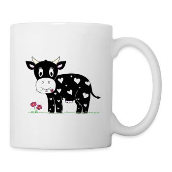 Warm cow :o) - Mug - white - Right