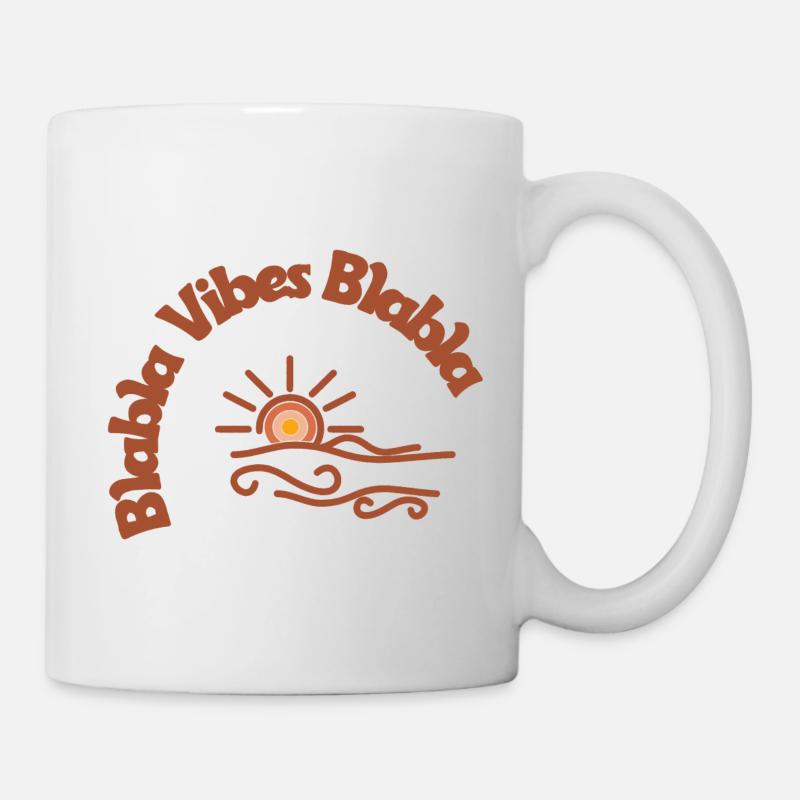 Blabla Vibes - Tasse - Weiß