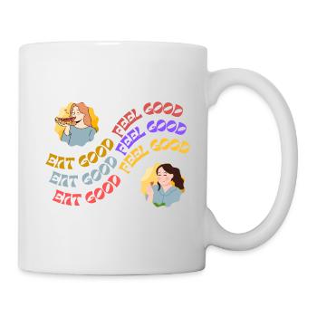 EAT GOOD FEEL GOOD - Mug - white - Right