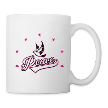 Paix - Mug blanc - blanc - Droite