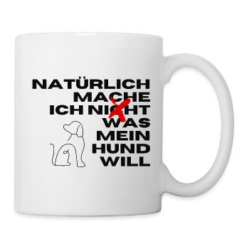 Dicton avec motif de chien, dicton de chien pour tous les chiens - Mug blanc - blanc - Droite