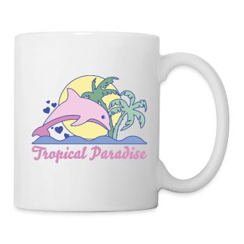 Tropical Paradise - Tasse - Weiß - Rechts