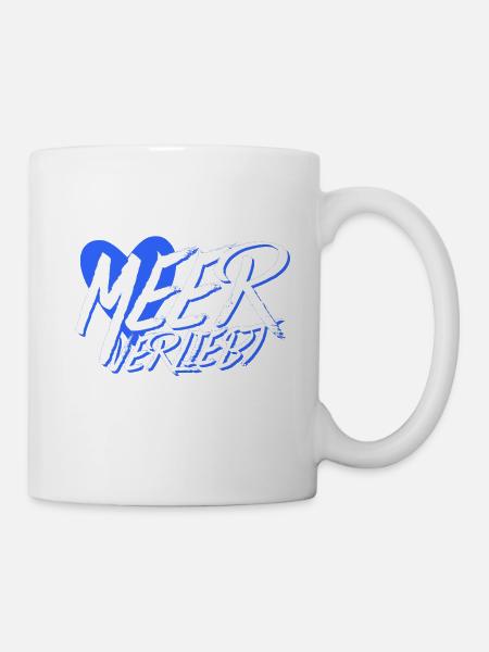 Meerverliebt - Tasse - Weiß
