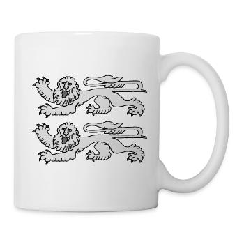 Normandy Lions GREY - Mug - white - Right